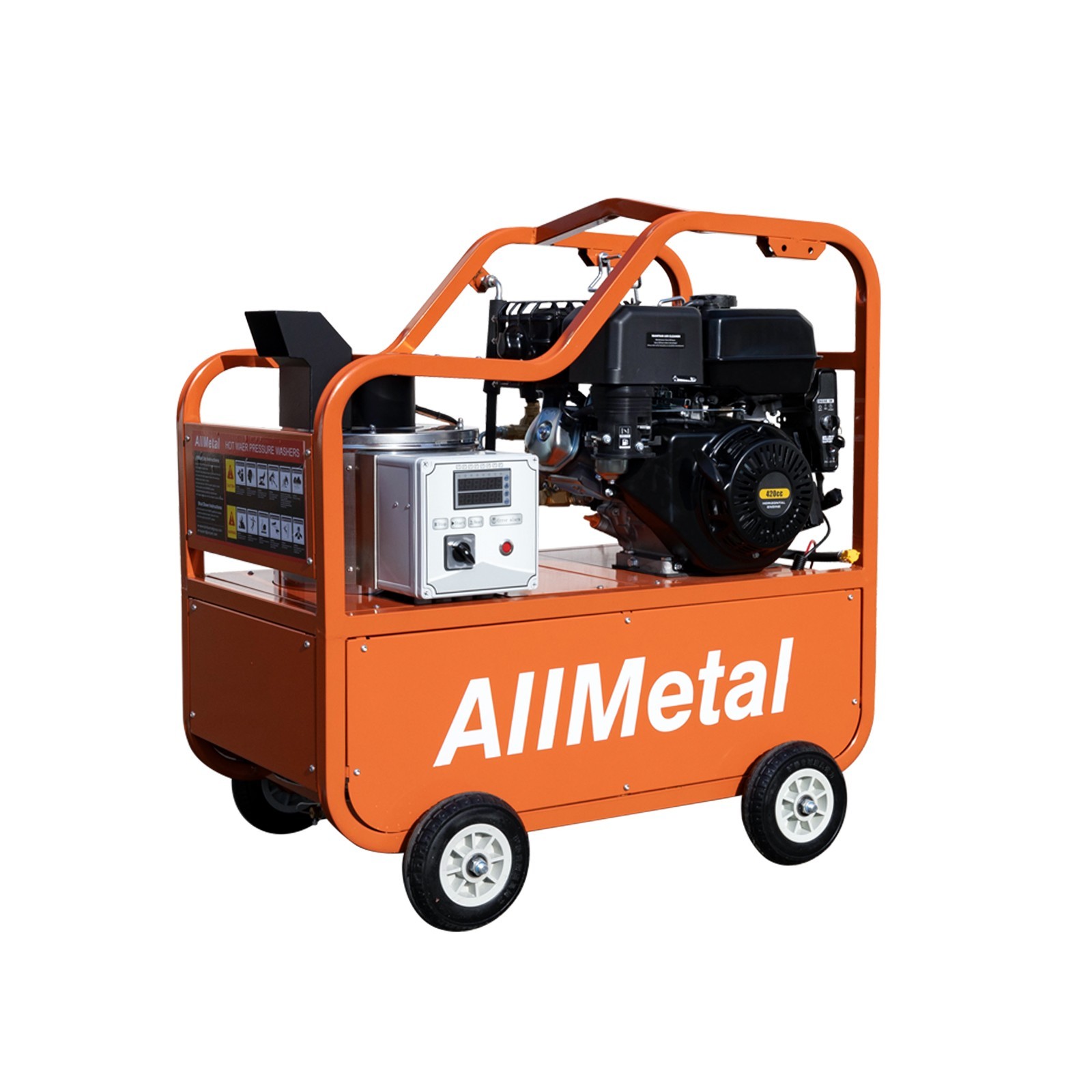Pressure Washer：4000 PSI 4 GPM Hot Water 4-Stroke Gasoline Power Korejetmetal