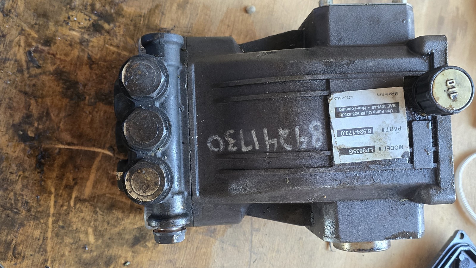 Landa Lp3035g Preasure Washer Pump. Needs New Seals. As Is