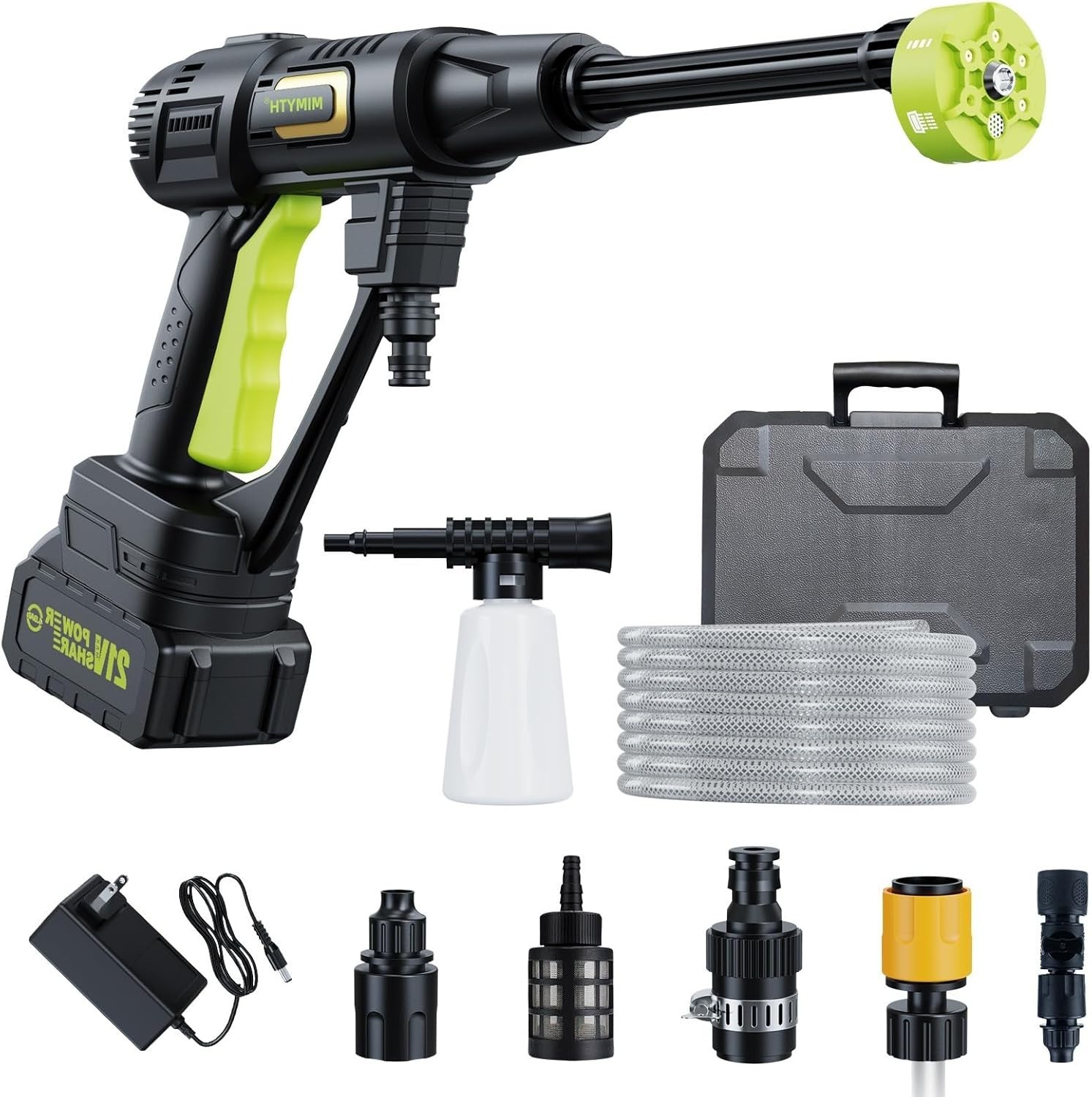 Lightweight 990 PSI Cordless Pressure Washer with 4.0Ah Battery & Foam Pot