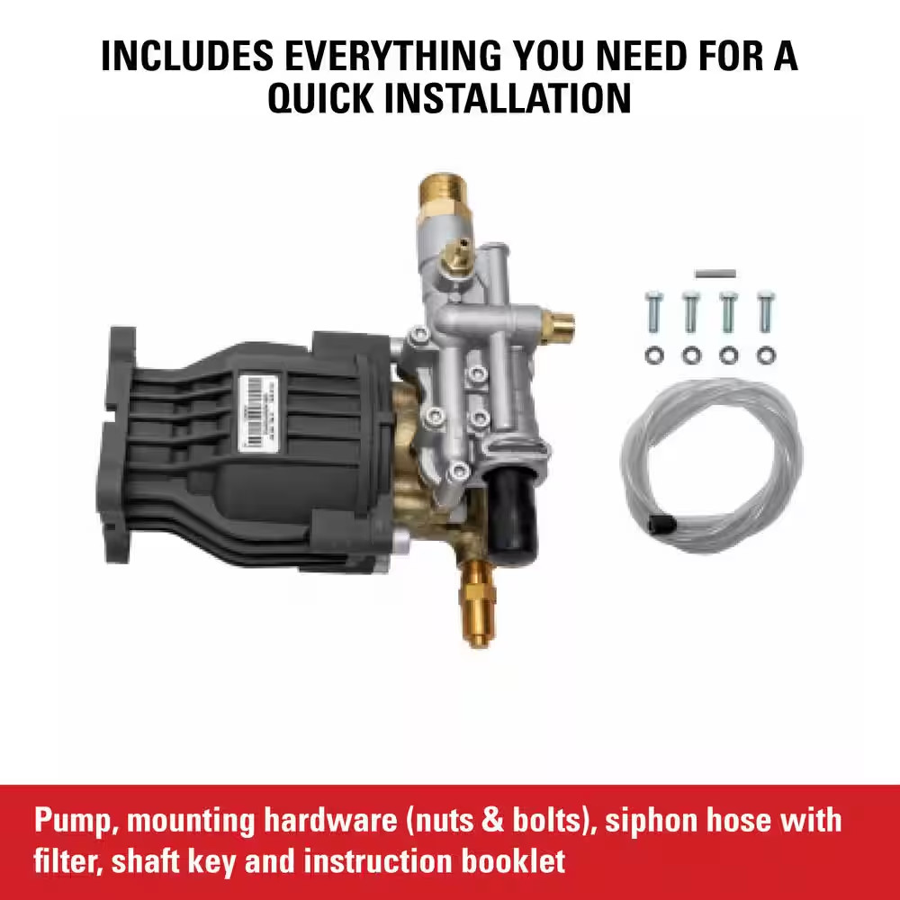 OEM Technologies 3400 PSI at 2.5 GPM Axial Cam Pump Kit