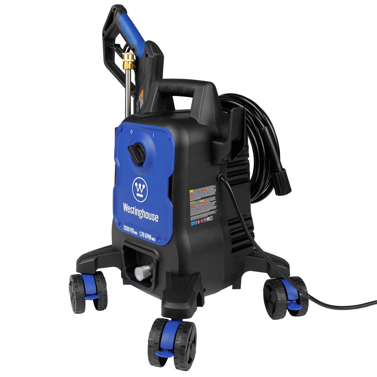 Electric Pressure Washer 2300 PSI 1.76 GPM AntiTipping Portable Cleaning Home
