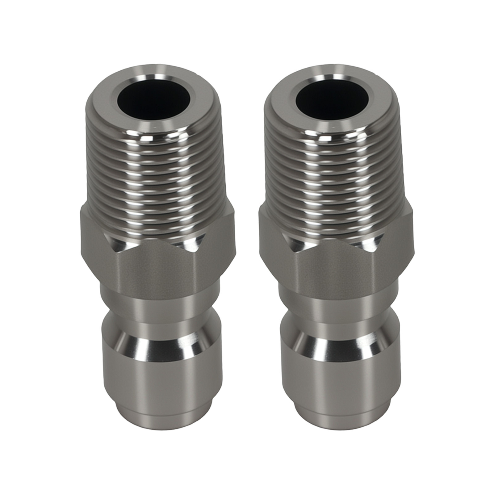 NPT 3/8″ Quick Connect Pressure Washer Adapter Plug Stainless 5000PSI 10 Pcs