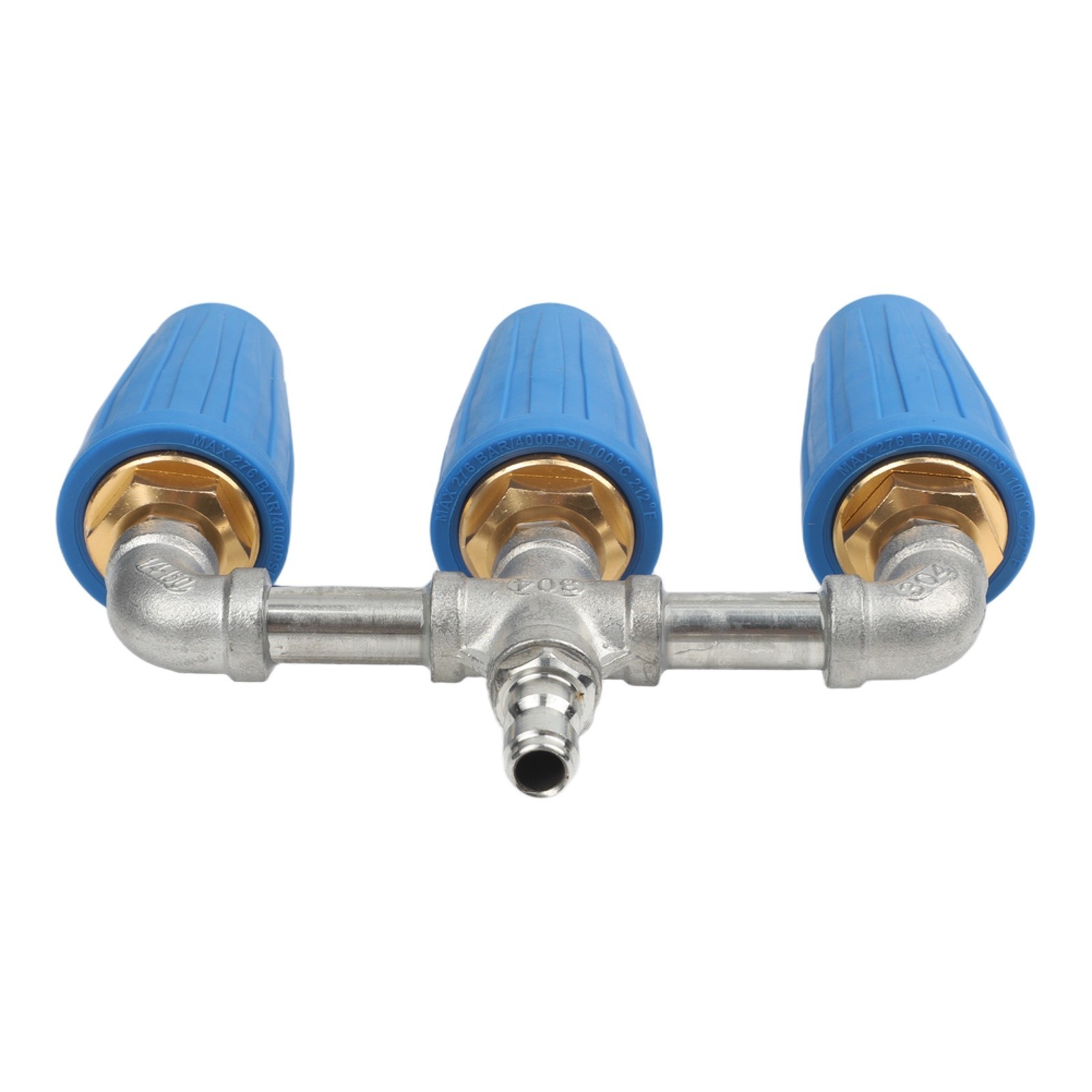 Blue Triple Turbo Nozzle Compatible with Most Pressure Washers – 1 Piece