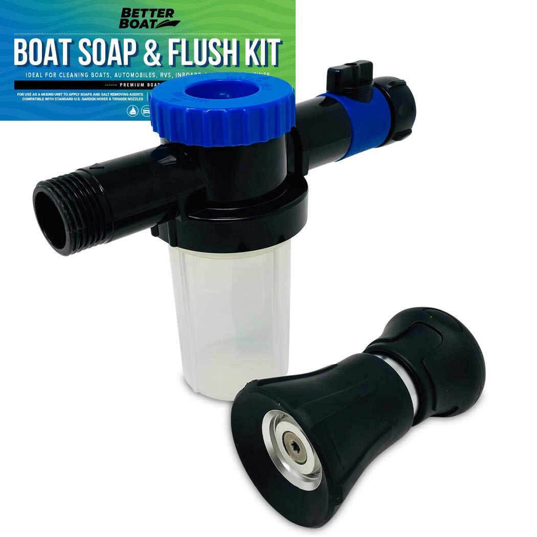 Car Wash Sprayer and Boat Engine Flush Kit | Water Hose Mixer to Get Salt Awa…