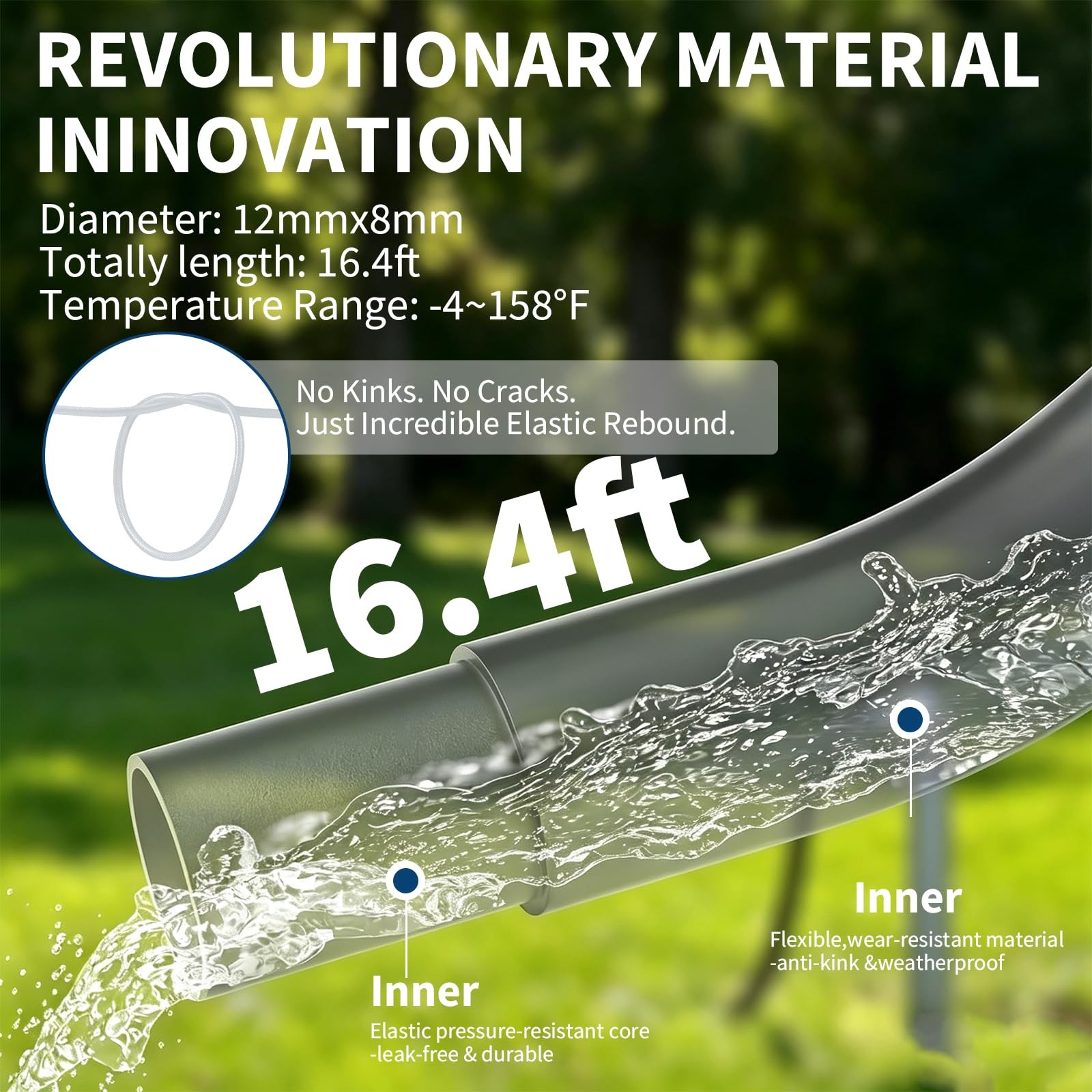 6-in-1 Cordless Portable Power Washer Nozzle Brush Motor Rechargeable Battery