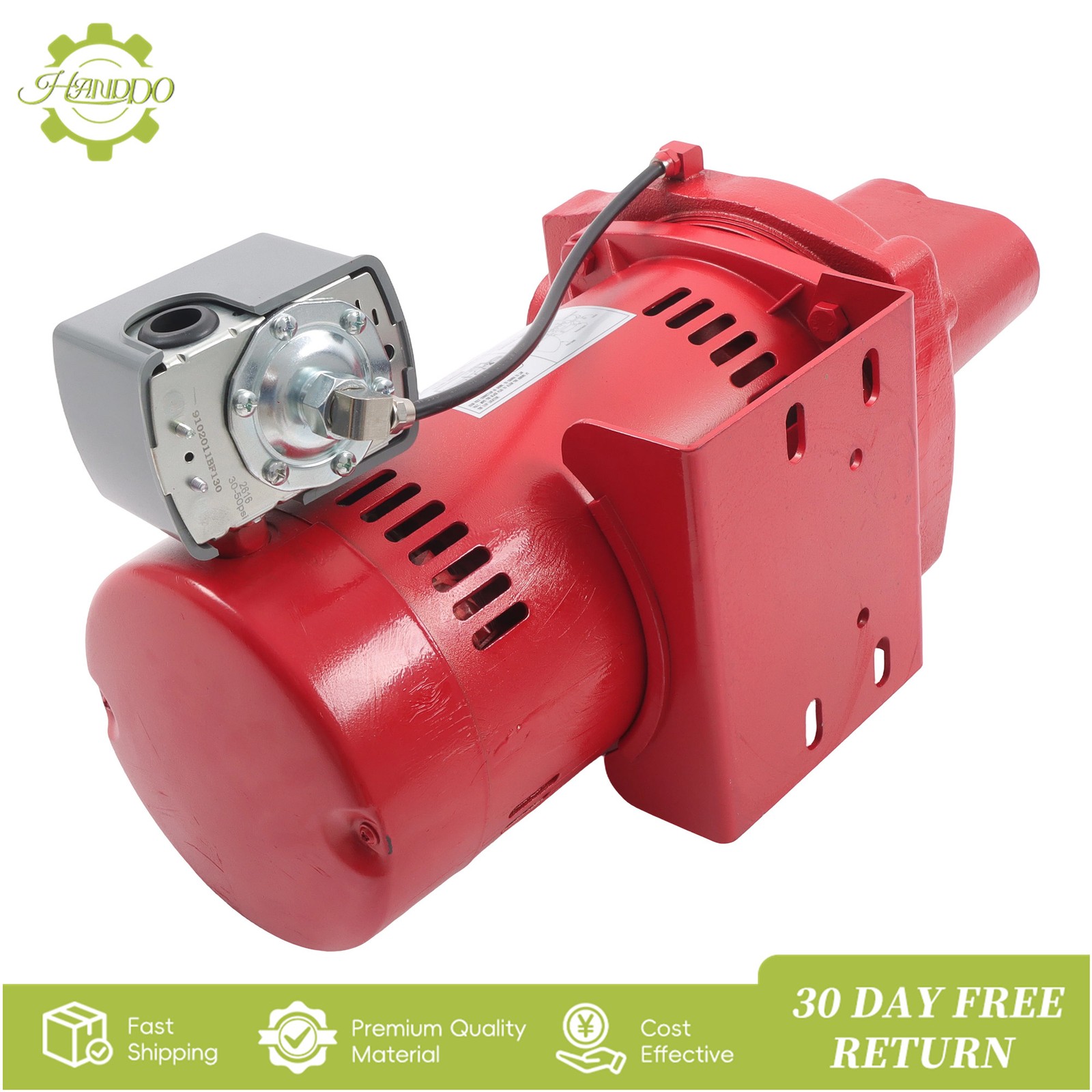 RJS-75-PREM 3/4 HP 16 GPM 115/230 Volt Premium Cast Iron Shallow Well Jet Pump
