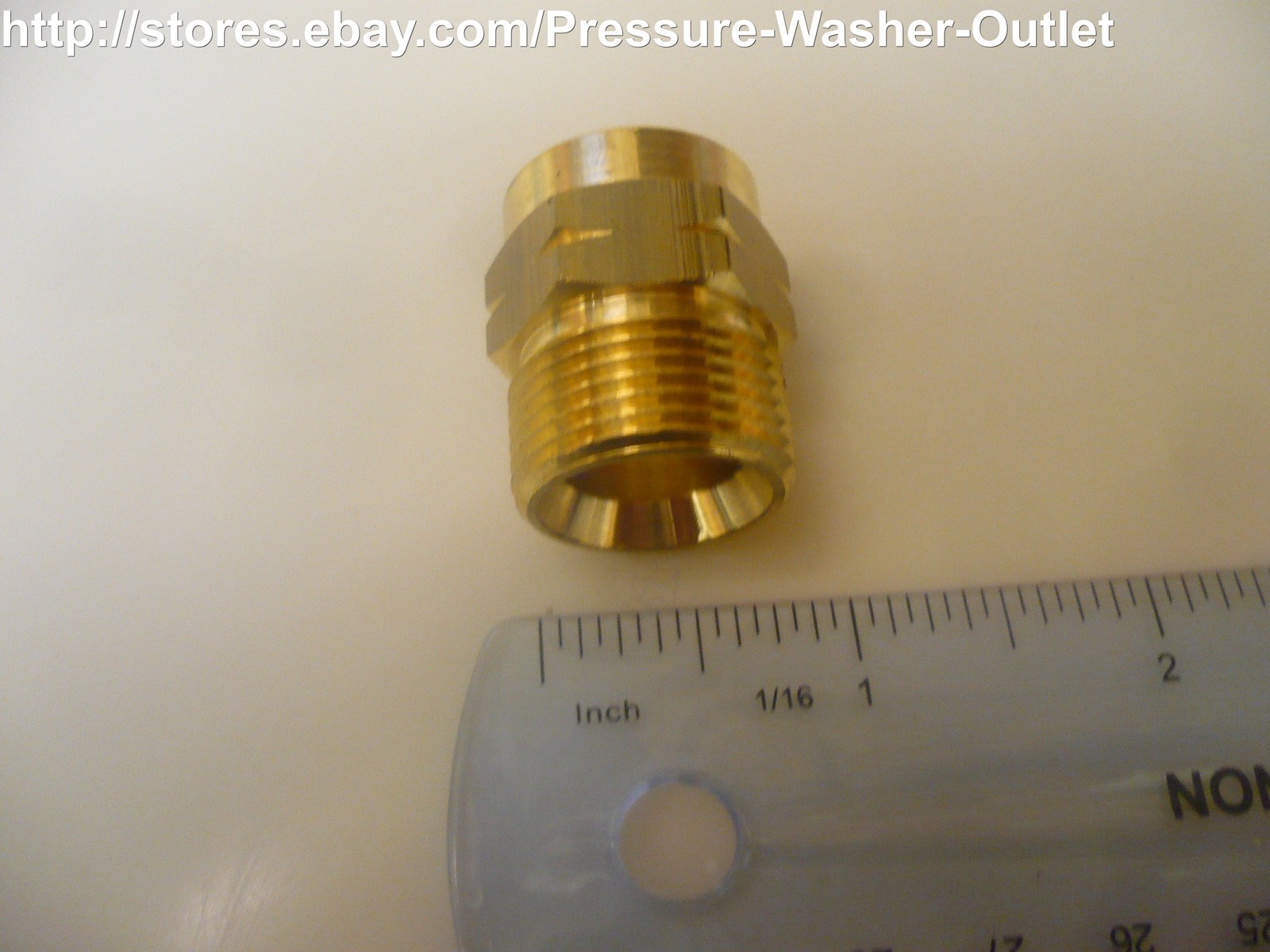 Pressure Washer M22 x 3/8″ Female NPT Plug KarcherStyleTwist M22/14mm SolidBrass