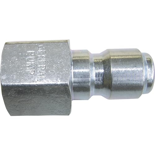 NorthStar Pressure Washer Plated Steel Nipple, 3/8in. Female, 4500 PSI