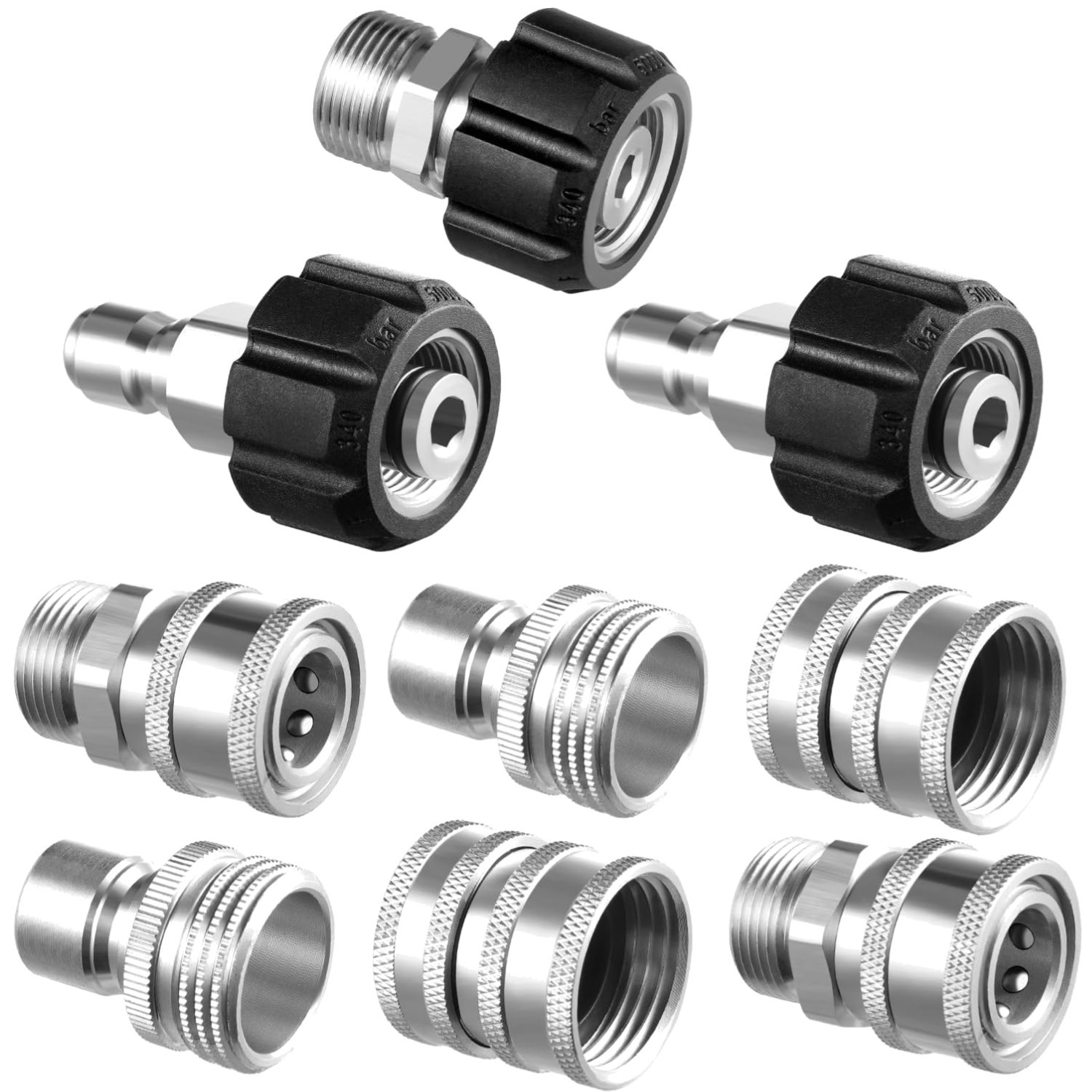 Quick Connect Swivel, Stainless Steel Fittings