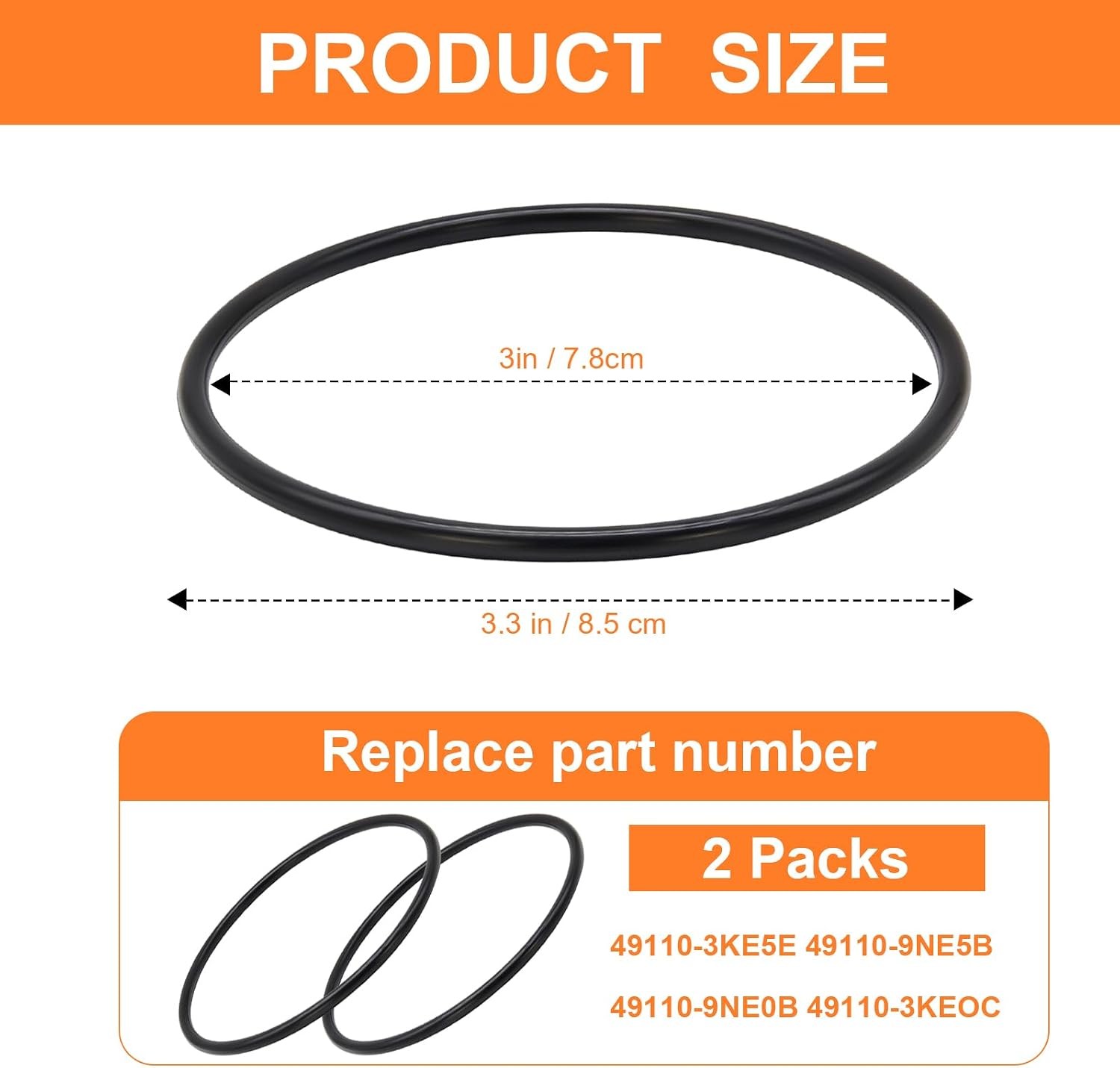 Power Steering Pump O-Ring Repair Kit for 2013-2020 Nissan Pathfinder EHPS, 4911