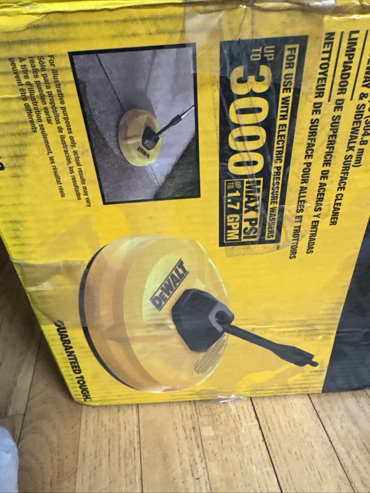 DEWALT 12” Rotating Surface Cleaner Pressure Washer Attachment – Used – T2