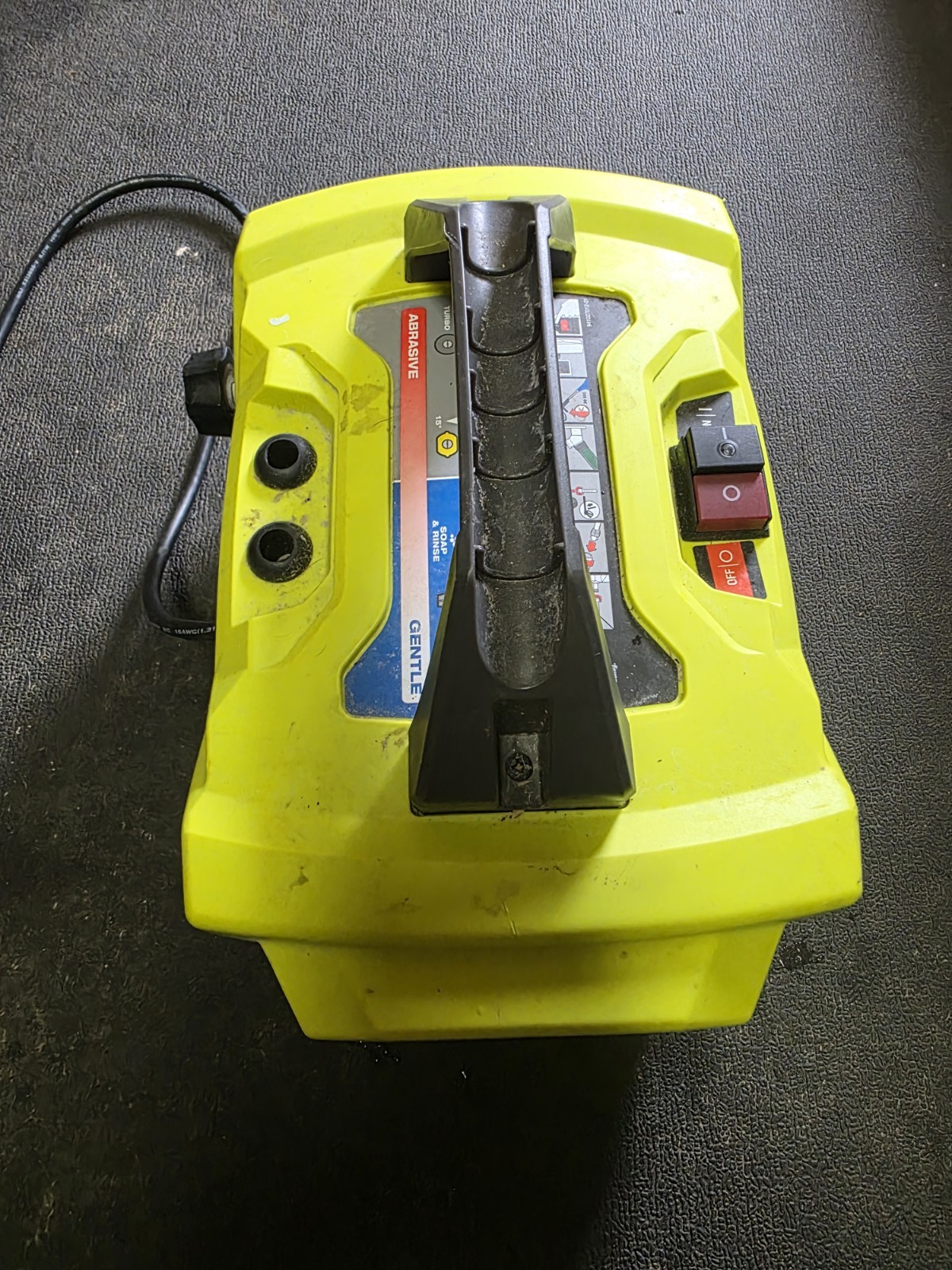Ryobi RY41802VNM 1800psi 1.2 GPM Electric Pressure Washer -W61 Working