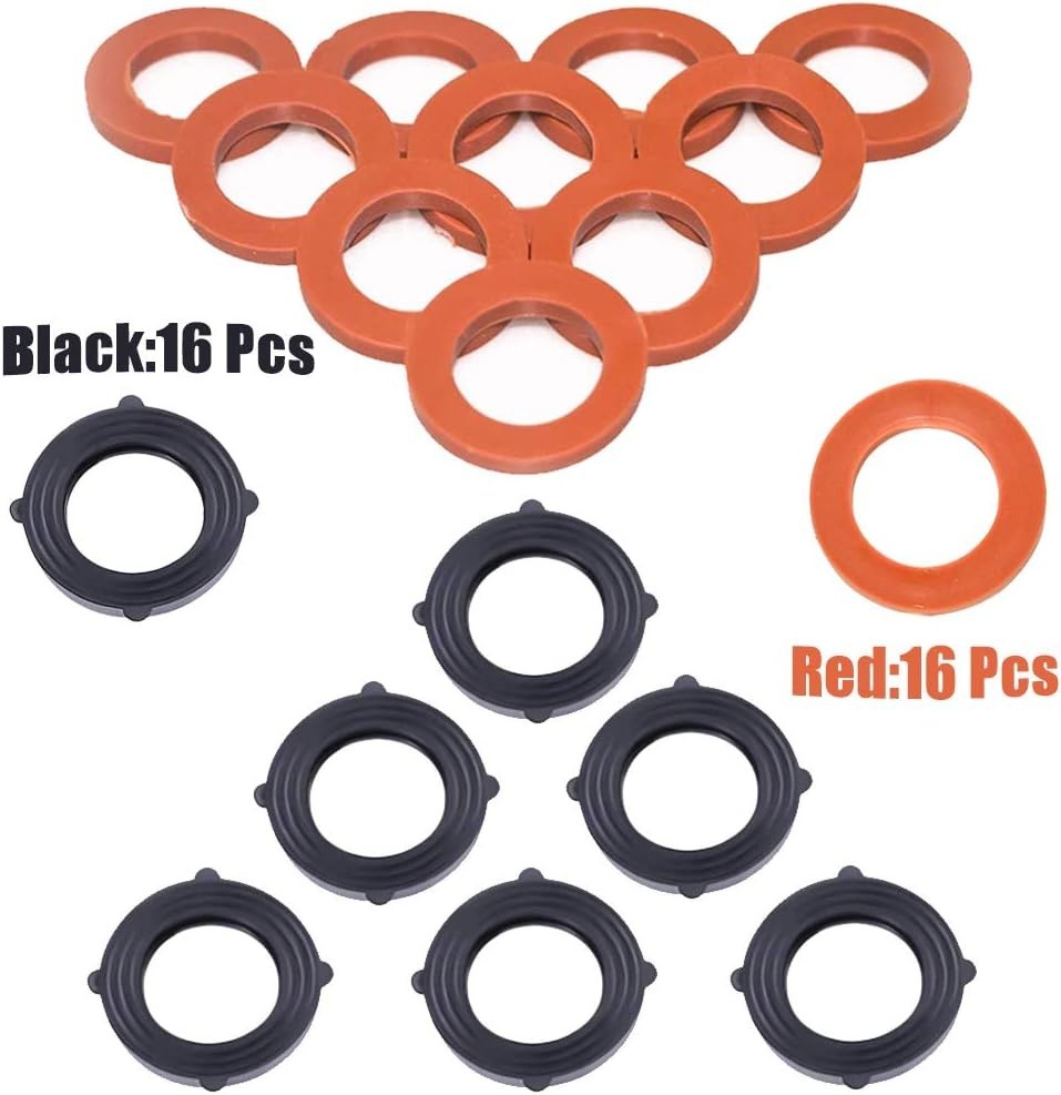 Garden Hose Washer Heavy Duty Rubber Washer Seals Fit All Standard 3/4 Inch G…