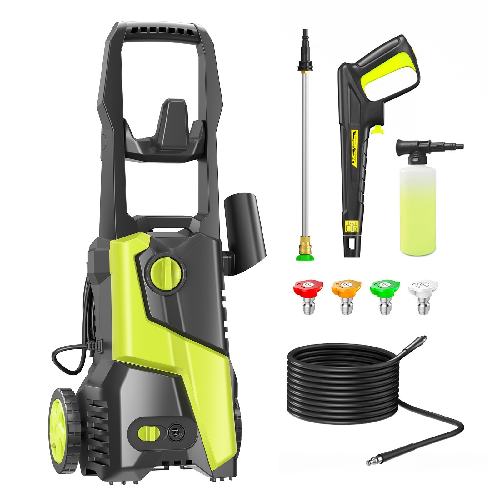 Pressure Washer 4200PSI 2.5GPM, Steel Lance, Total Stop System, for Car Wash