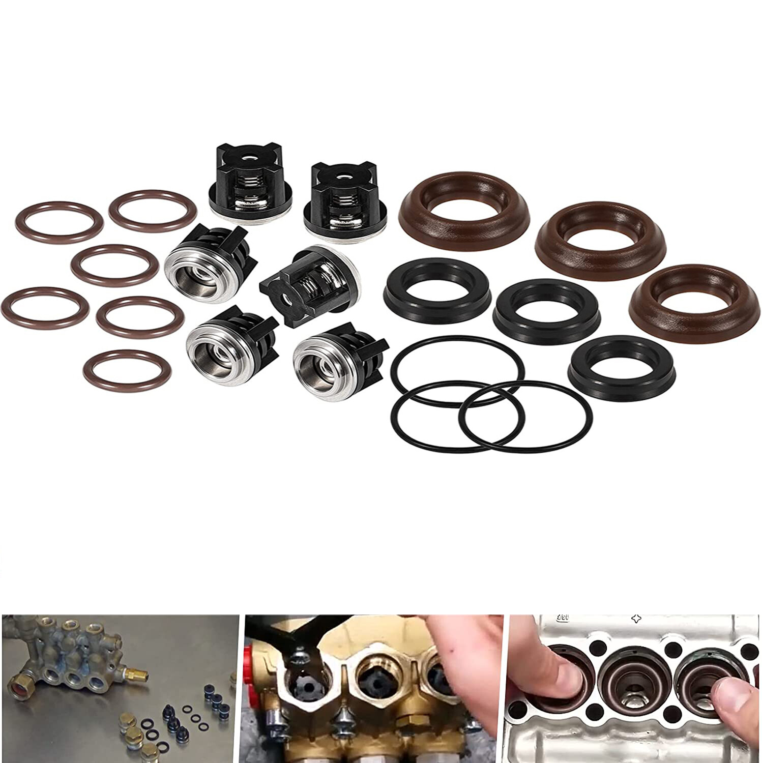 AR1828 Water Pump Check Valves and AR1857 Kit for Annovi Reverberi 18mm AR XR RK