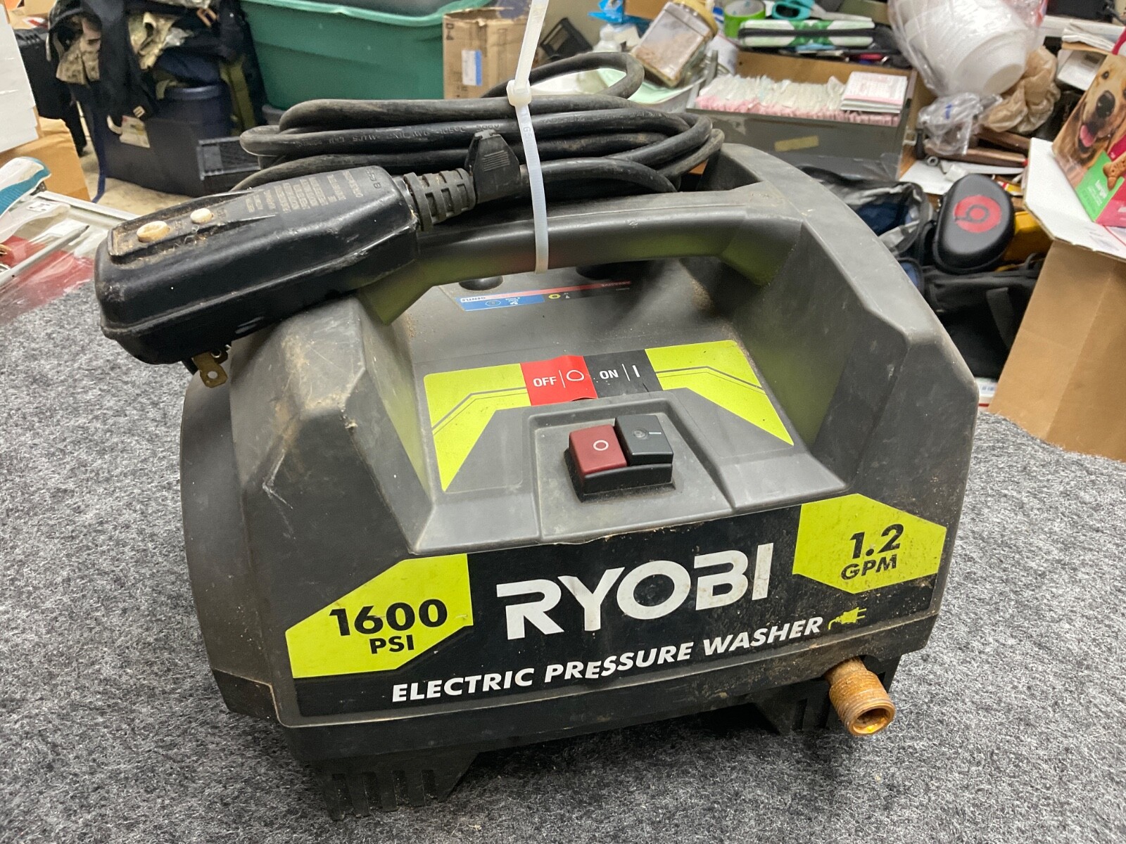 RYOBI – RY141612 – 1600 PSI 1.2 GPM Corded Electric Pressure