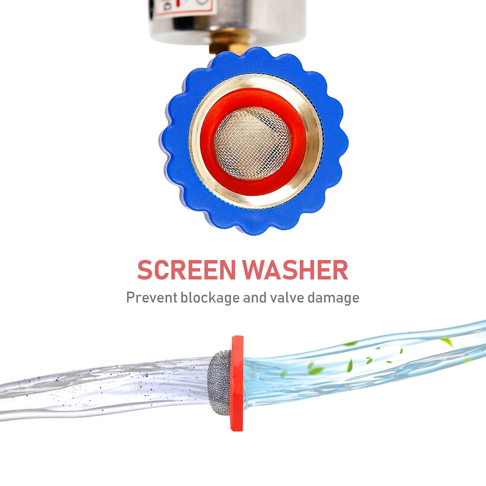 Lead-Free Brass Water Pressure Regulator Garden Hose Pressure Regulator Press…