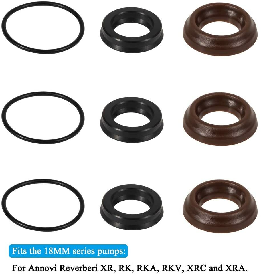 AR1857 Packing Kit 18mm Annovi Reverberi Pressure Washer Pump RK RKA RKV XRC XRA