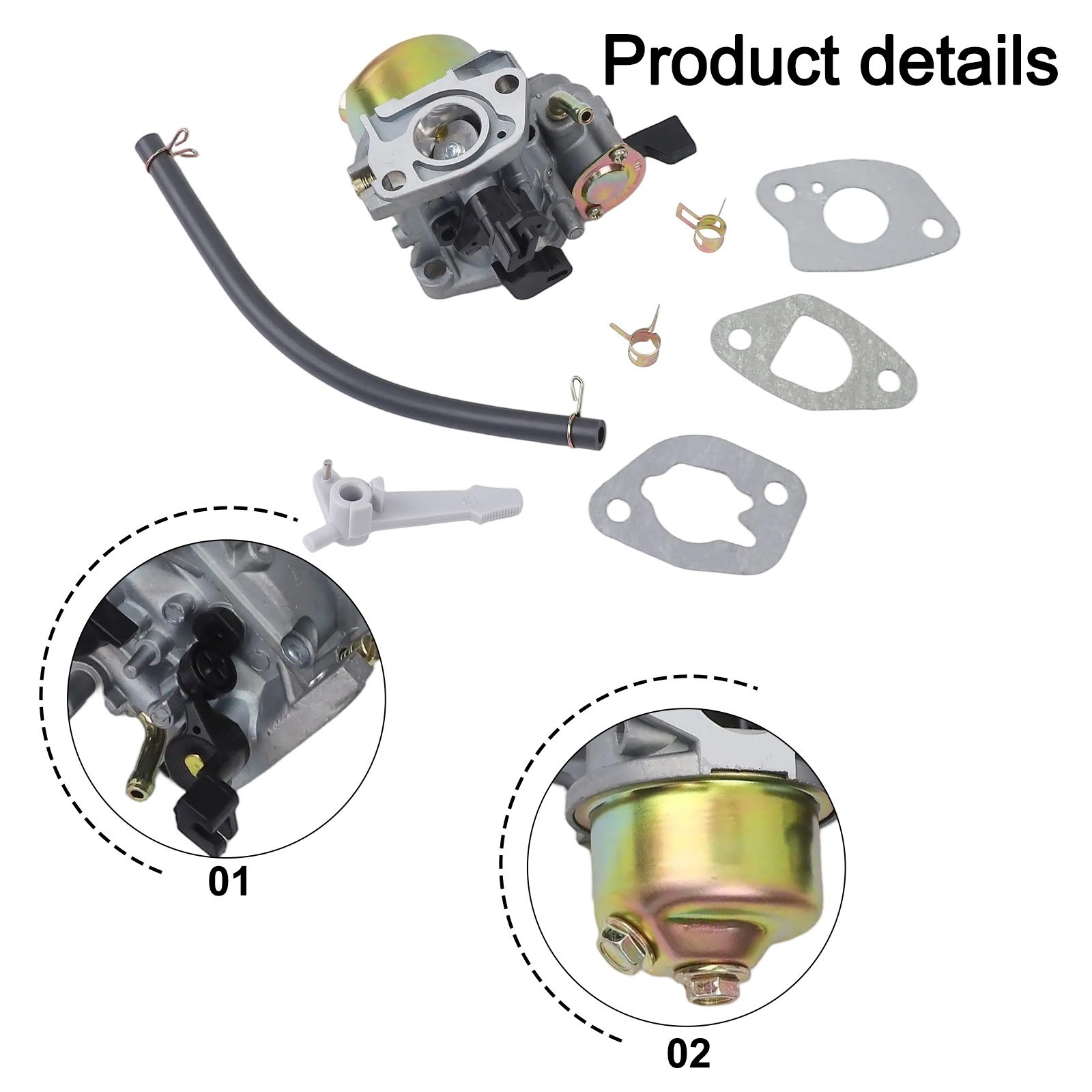Carburettor Kit Designed to Fit Multiple High Pressure Cleaning Machine Models
