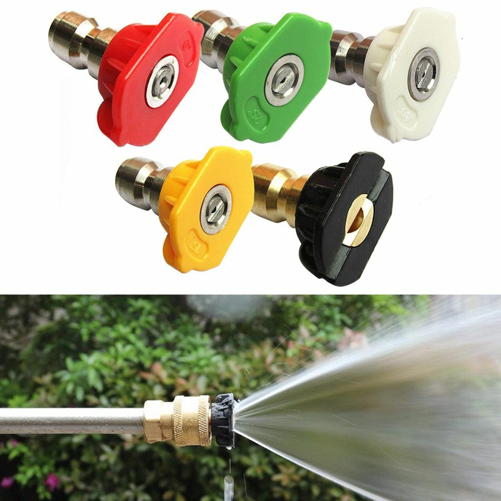 High Pressure Washer Gutter Cleaner Rod/Nozzle For Lance/Wand 1/4”Quick Connect