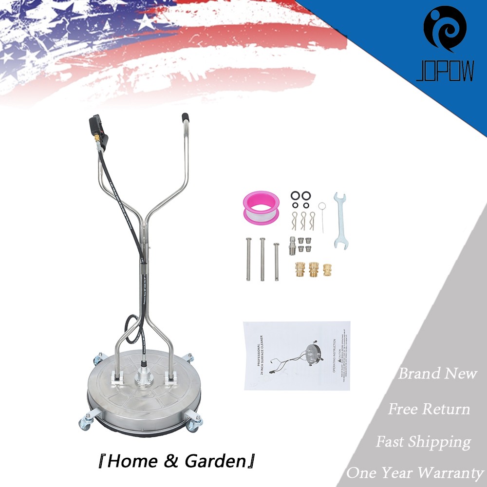 ALL-CARB 24″ Pressure Washer Surface Cleaner w/ Handles & Wheels Quick Connect