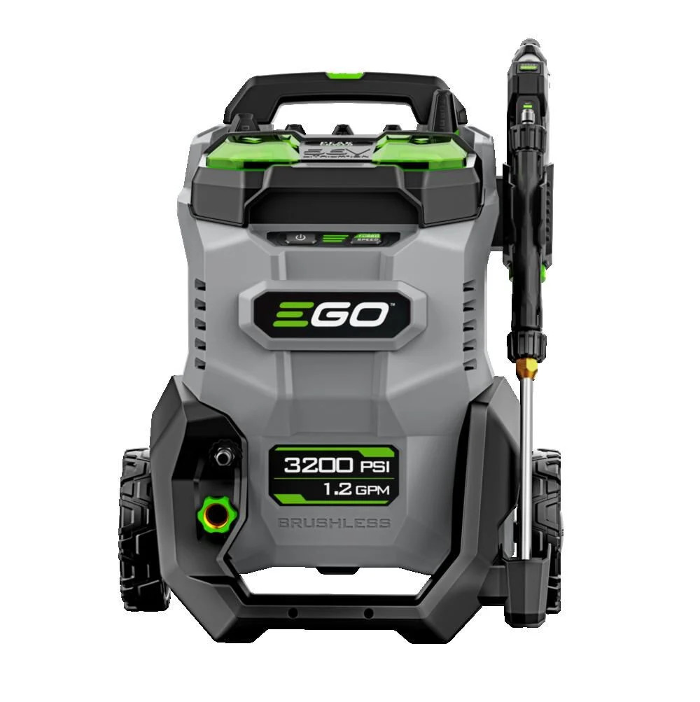 Ego Power+ 3200 Psi 1.2 Gpm Battery Powered Cold Water Pressure Washer With 5