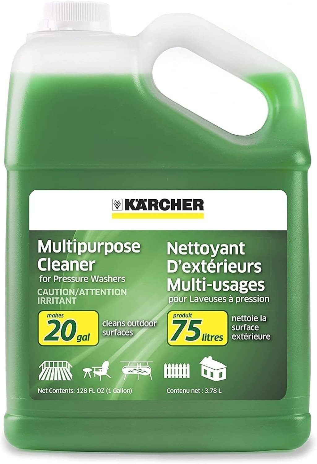 Kärcher Multi-Purpose Pressure Washer Detergent – Makes 20 Gallons of Cleaner
