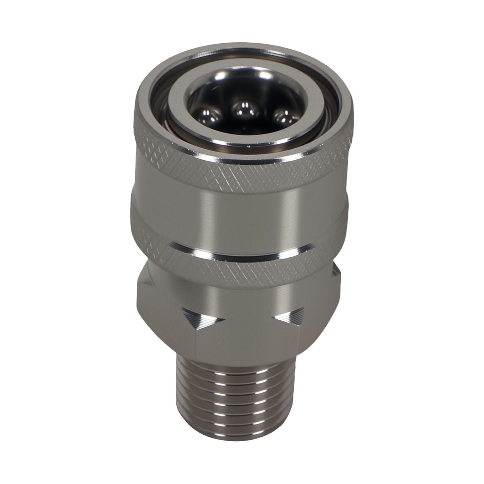 1/4″ Quick Connect NPT Adapter for Pressure Washer Stainless Steel 4pc