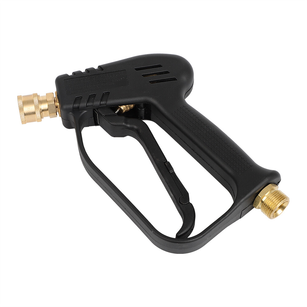 Short Pressure Washer Gun w/M22-14mm Inlet Stubby High Pressure Handle Gun New