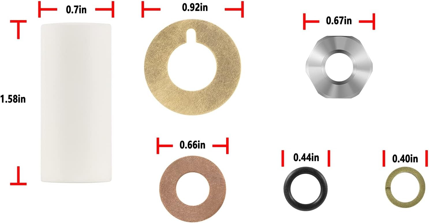 AR2546 Pump Piston Kit Ceramic Plunger Repair Kit 18mm for Annovi Reverberi RK