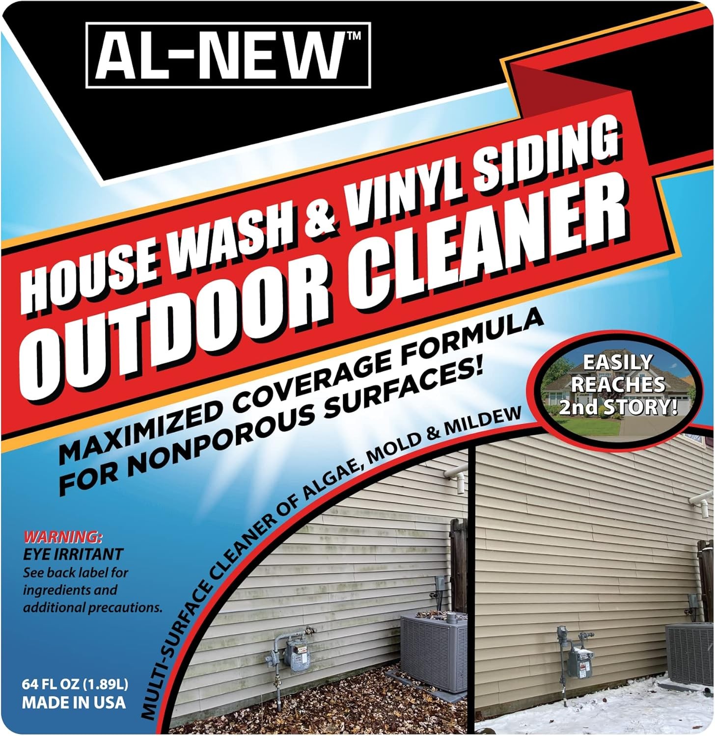 Outdoor Cleaner | Versatile Outdoor Cleaner 64oz Hose End Sprayer (Pack of 2)