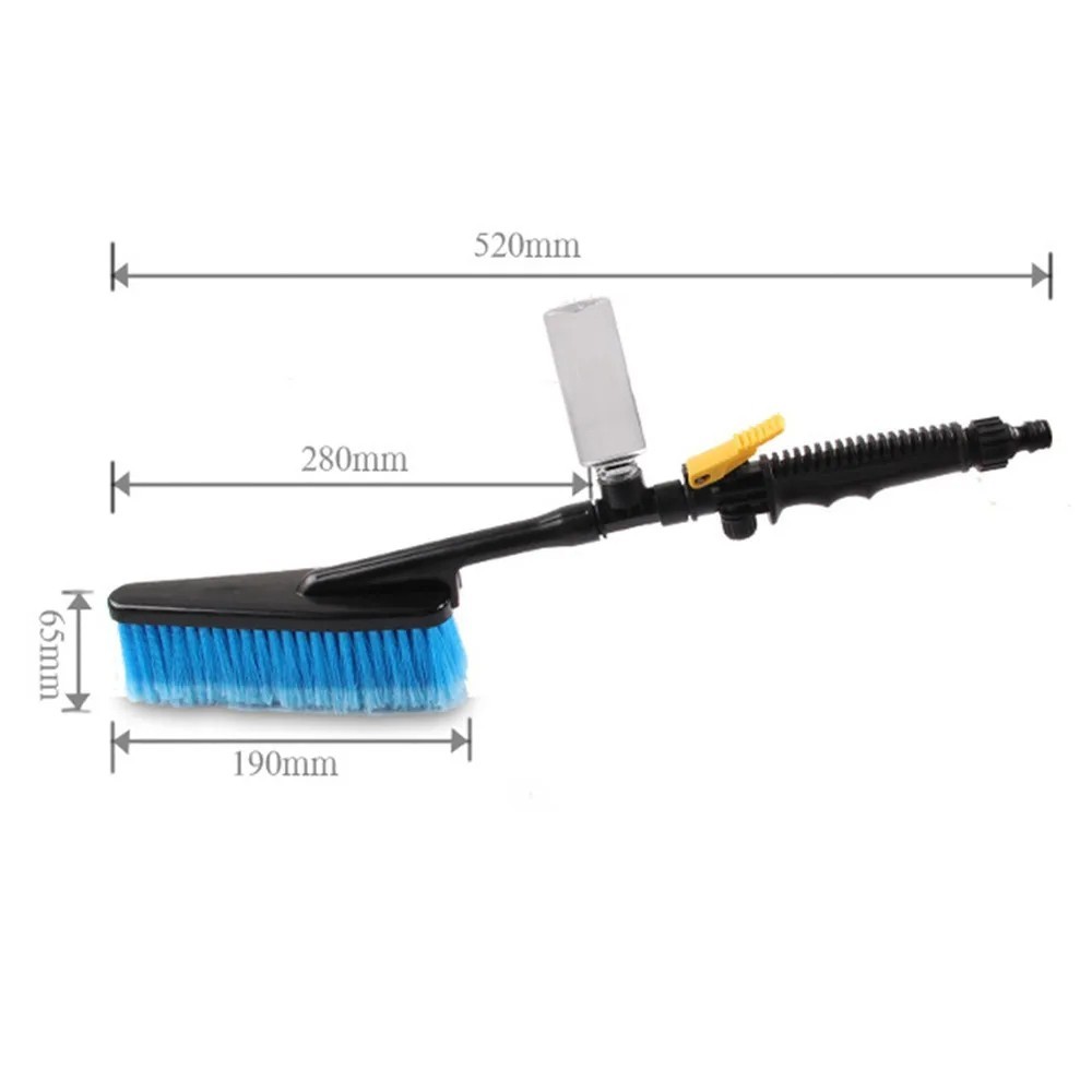 High Pressure Car Wash Brush with Foam Dispenser for Deep Cleaning & Shine US