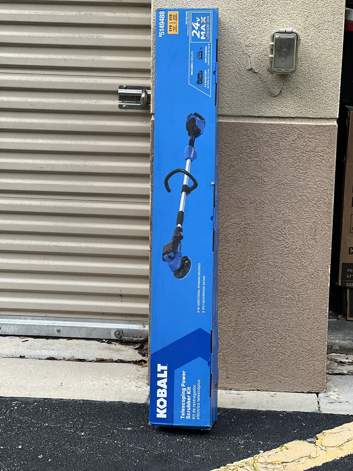 BRAND NEW Kobalt 24V Telescoping Power Scrubber Model #5149488 (TOOL ONLY)