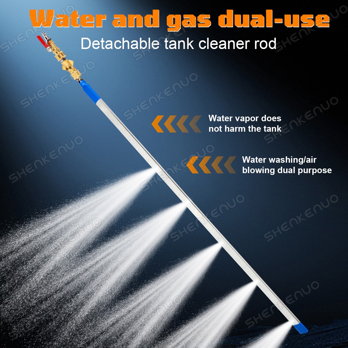 100CM Radiator Cleaning Wand–Pressure Washer Tool for Cars,Trucks & Rvs,Dual-Use