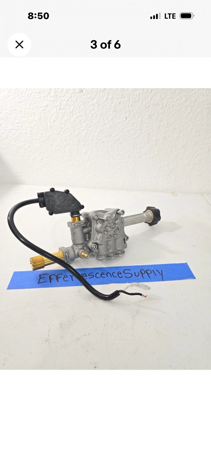New Water Pump Assy For Ryobi 2300psi Electric Pressure Washer RY142300VNM