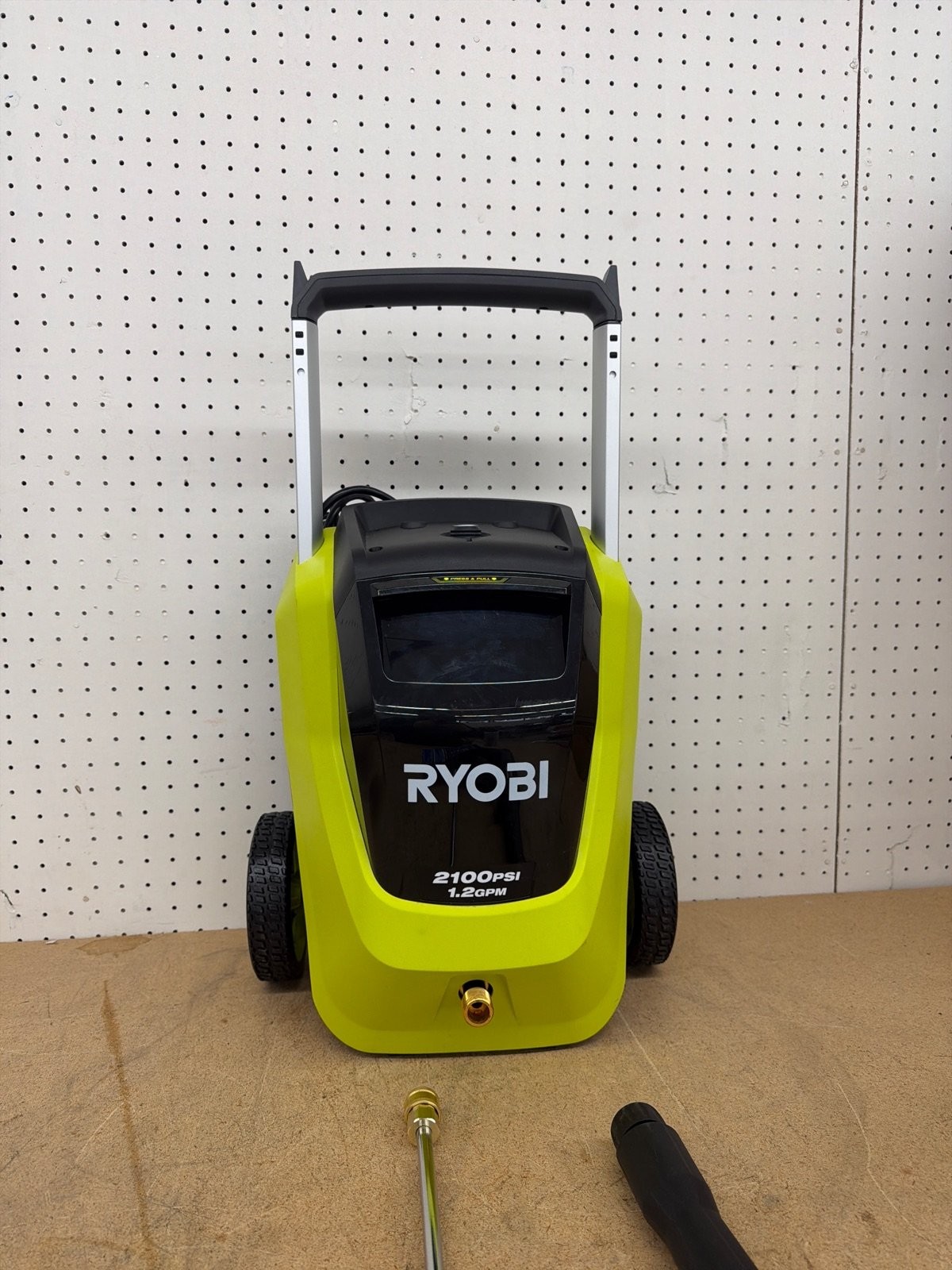 RYOBI 2100 PSI 1.2 GPM Cold Water Electric Pressure Washer MISSING SEE PICS