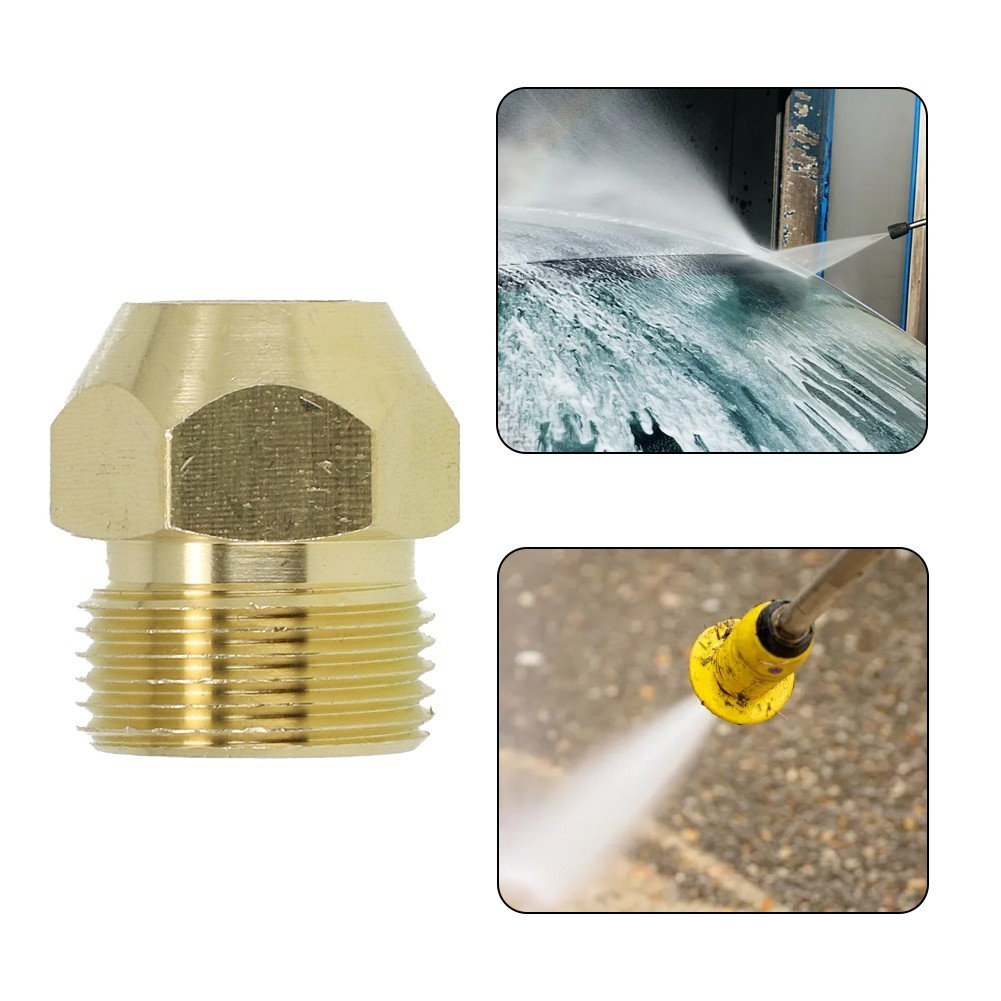 Pressure Washer Adapter M22x1.5 External Thread Nipple G 1/4 Internal Thread
