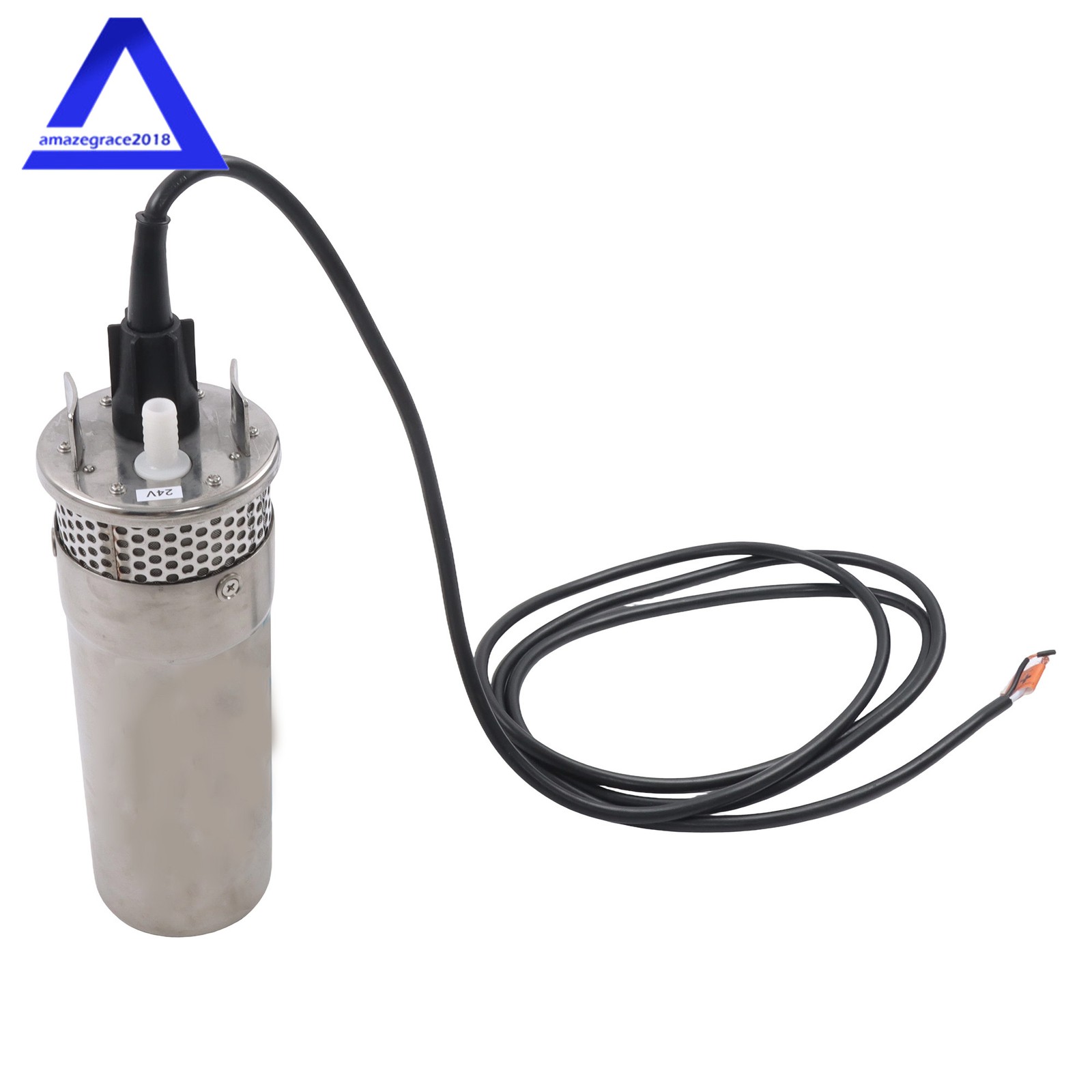 24V DC Submersible Deep Well Water Pump 3.2GPM 230FT Solar Water Pump Stainless