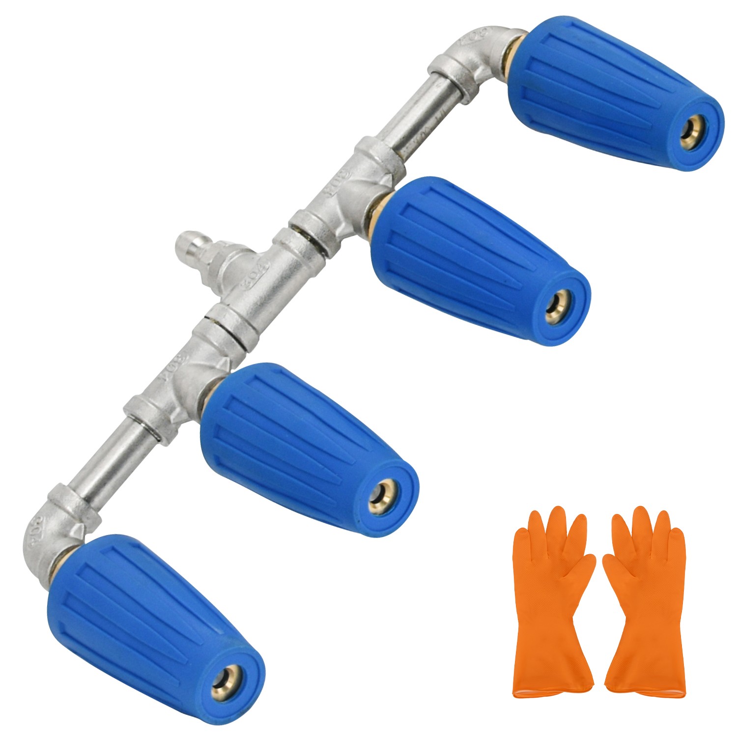 4-in-1 Turbo Nozzle Pressure Washer 4000 PSI 360° Rotating 1/4” Quick Connector