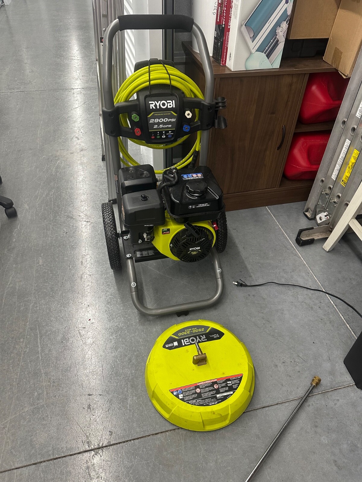 Ryobi 2500 PSI 1.2 GPM Cold Water Electric Pressure Washer RY142500