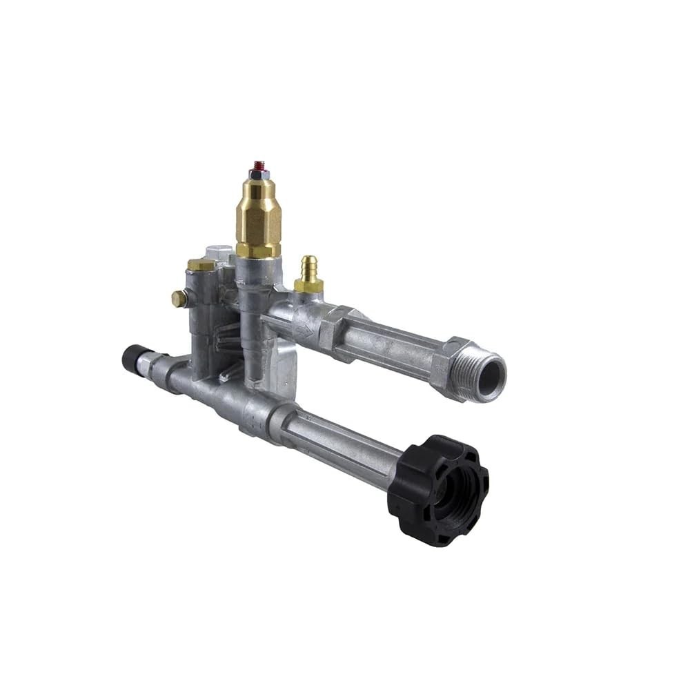 Pressure Washer Pump Head Assembly with Unloader & Check Valves – Compatible Mod