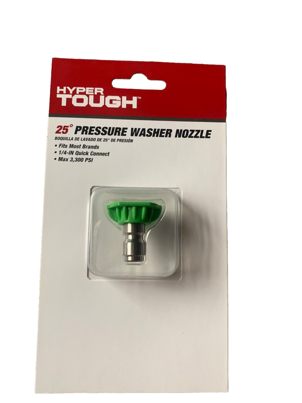Hyper Tough 25 Degree Pressure Washer Nozzle 1/4″ Quick Connect