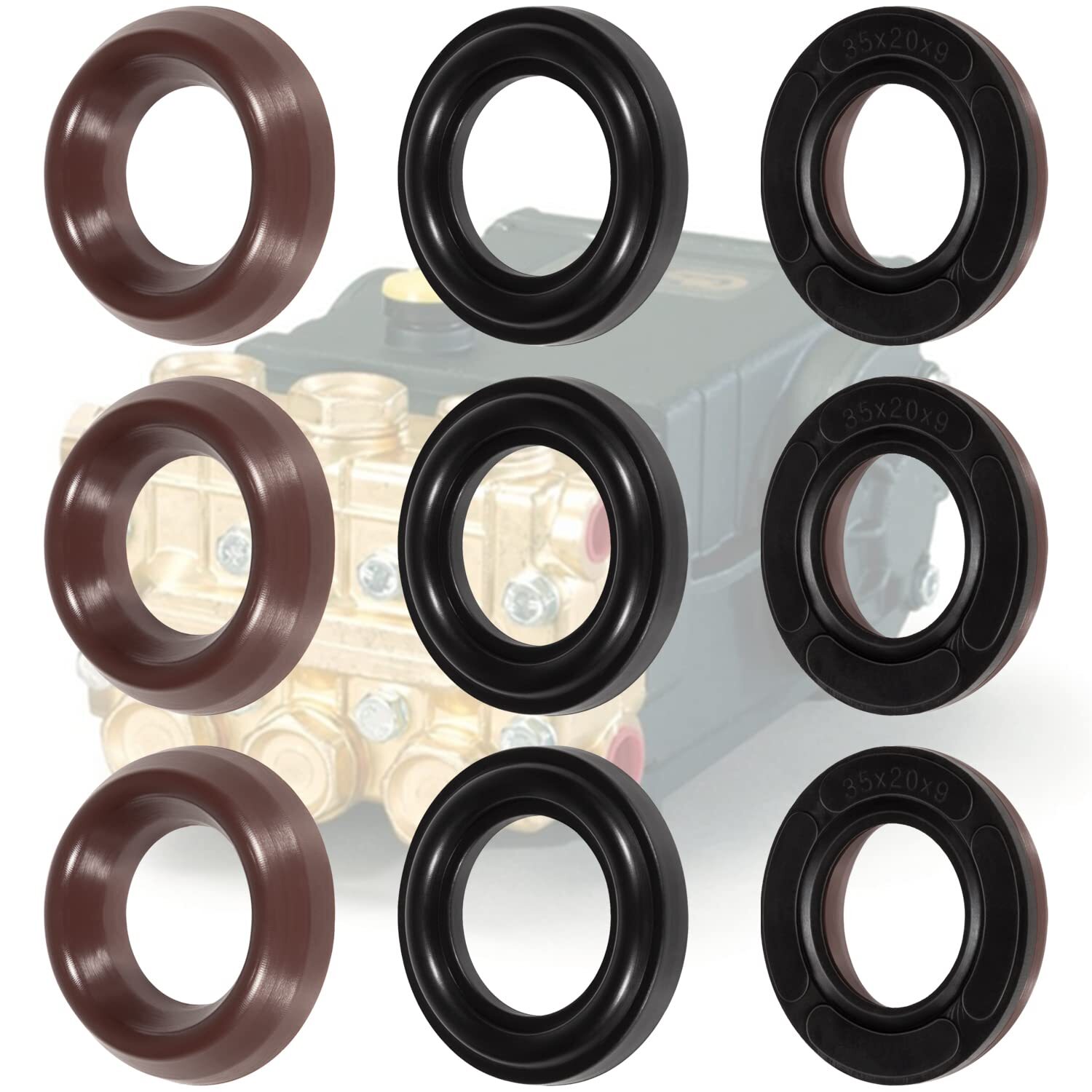69 Packing Kit Restop Ring for 20mm Pressure Washer Pump for General Pump
