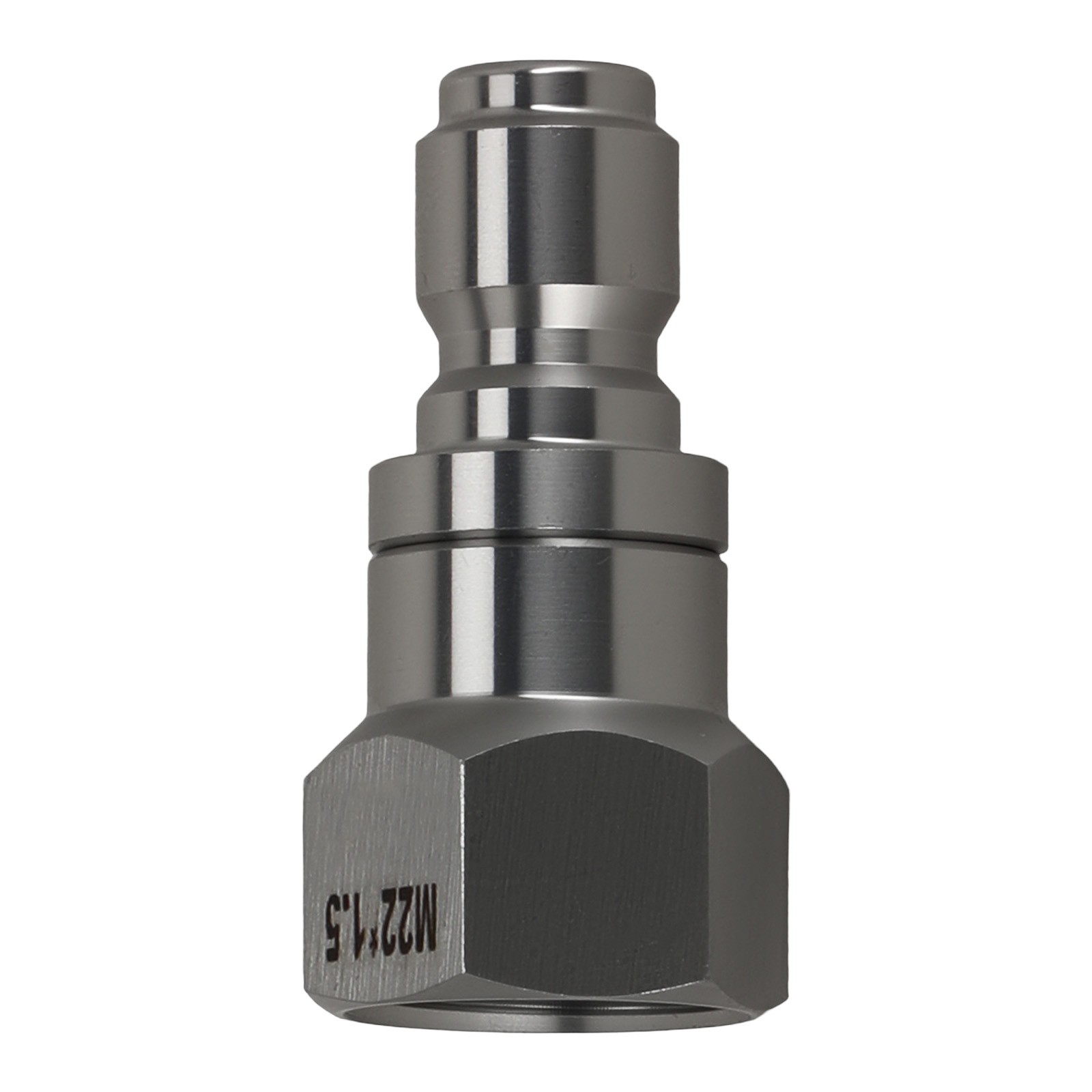 M22 14mm to 3/8″ QC Swivel Plug Adapter Stainless Steel Pressure Washer