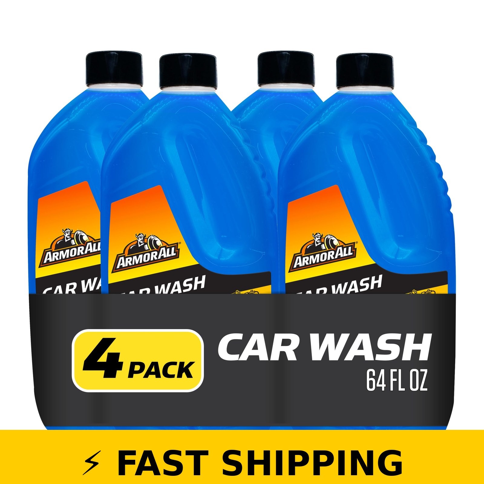 Armor All Foam Action Car Wash Soap 64 Oz – Pack of 4