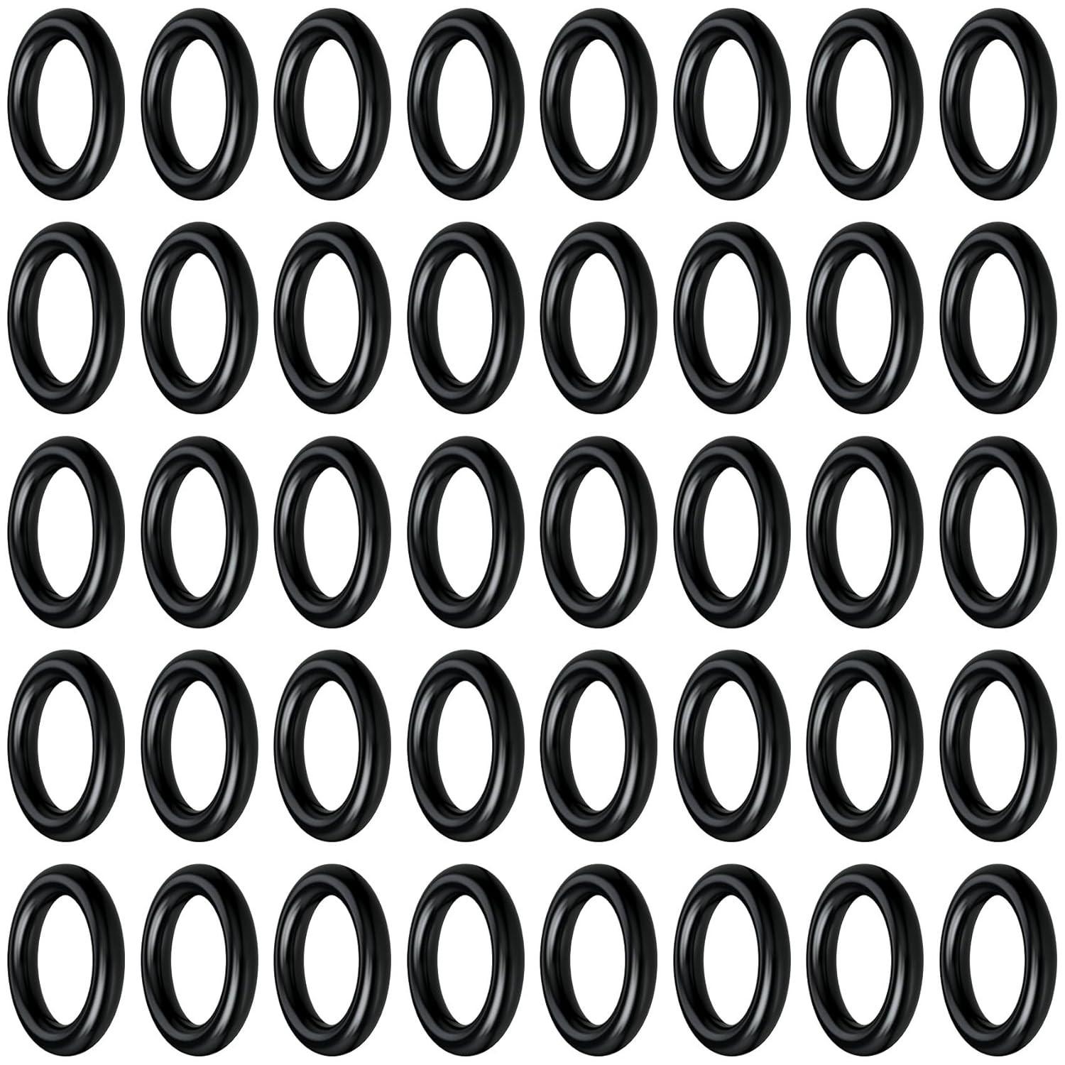 50 Pack O-Rings Kit, Rubber O Rings Hose Washers, Power Pressure Washer Replacem