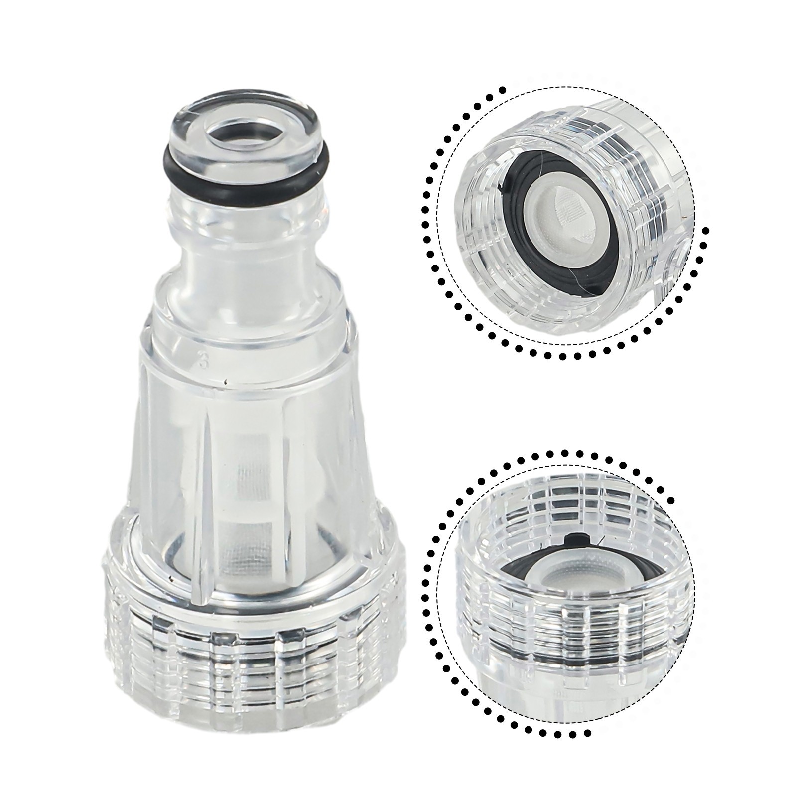 Water Filter Pipe Adapter Cleaning Connection Fitting Garden High-Pressure