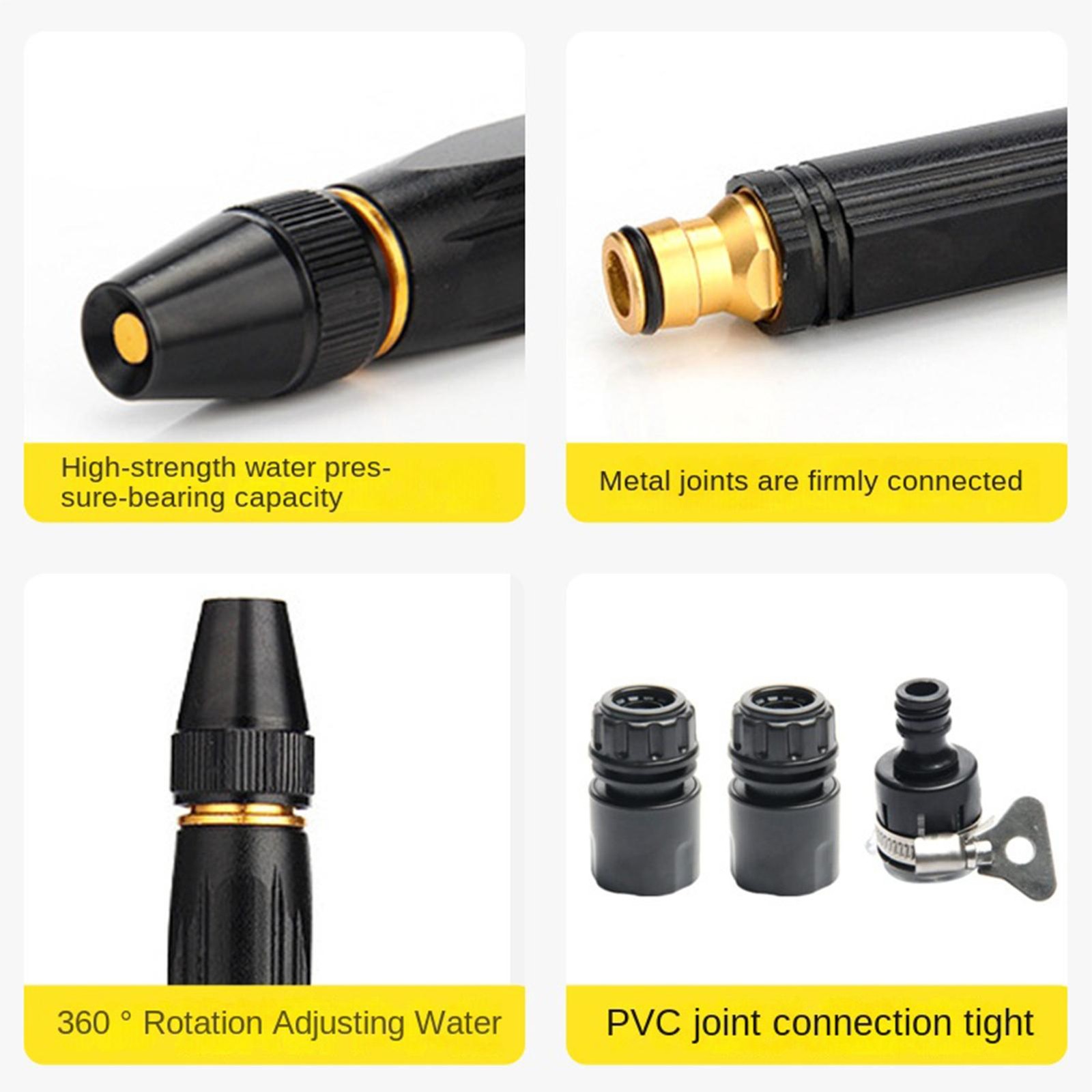 High Pressure Car Wash Water Gun Spray Nozzle Portable Washer for Auto