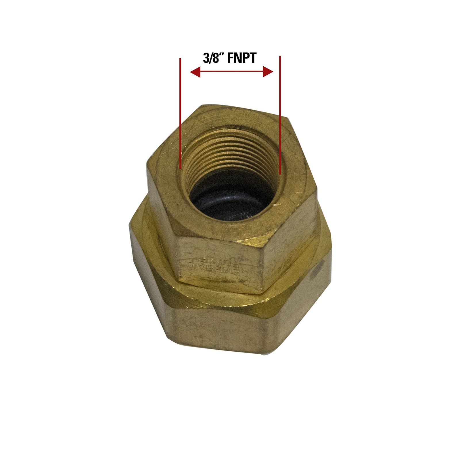 Simpson 3 8 Inch Gold Hose Pipe Fitting Water Inlet for Pressure Washer Pump