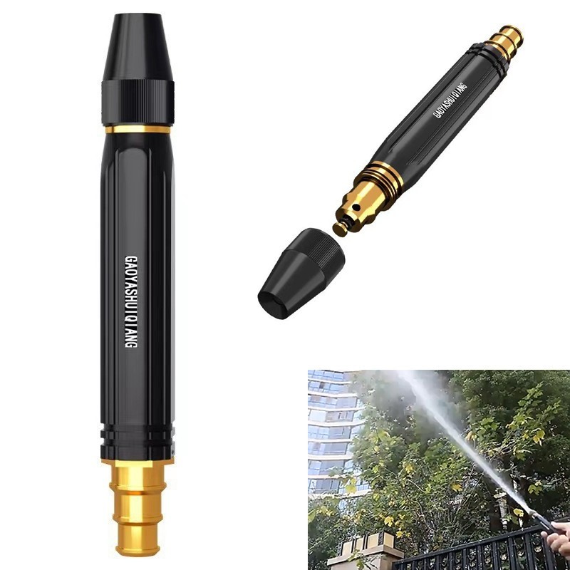 2Pcs For Auto High Pressure Car Wash Water Gun Spray Nozzle Portable Washer